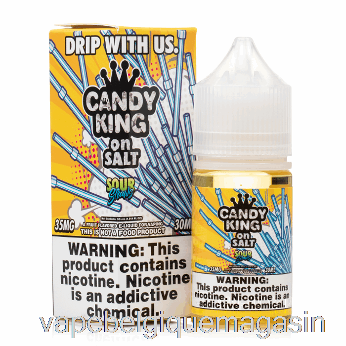 Vape Shop Bruxelles Sour Pailles - Candy King On Salt - 30ml 35mg
